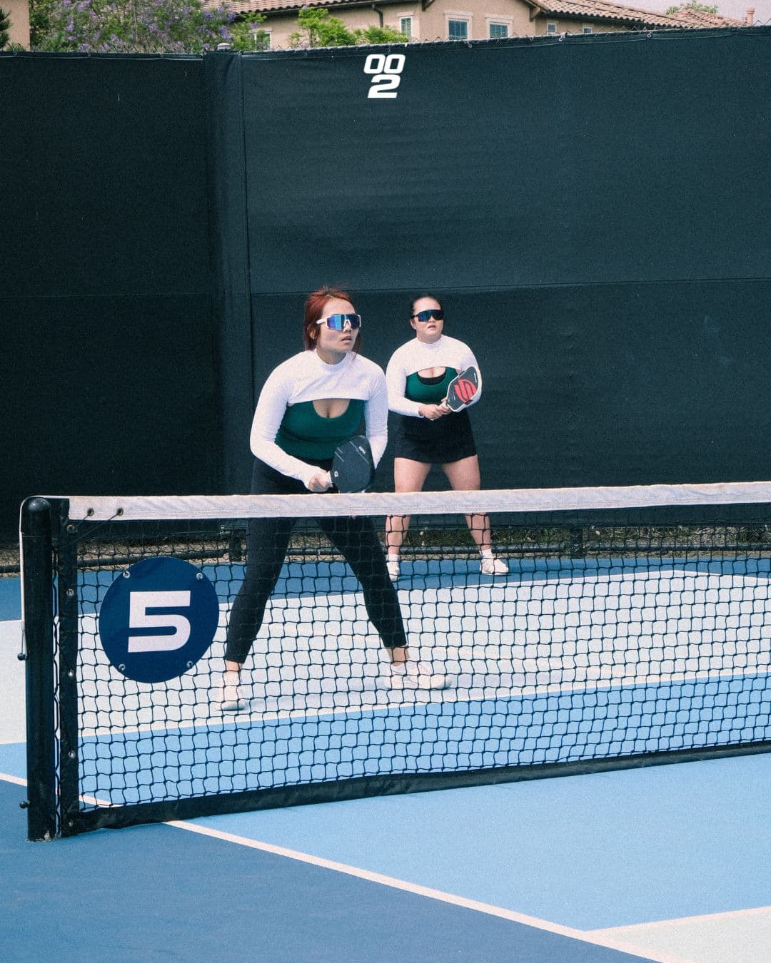 Doubles rally during The First Serve at the Olympic Training Center