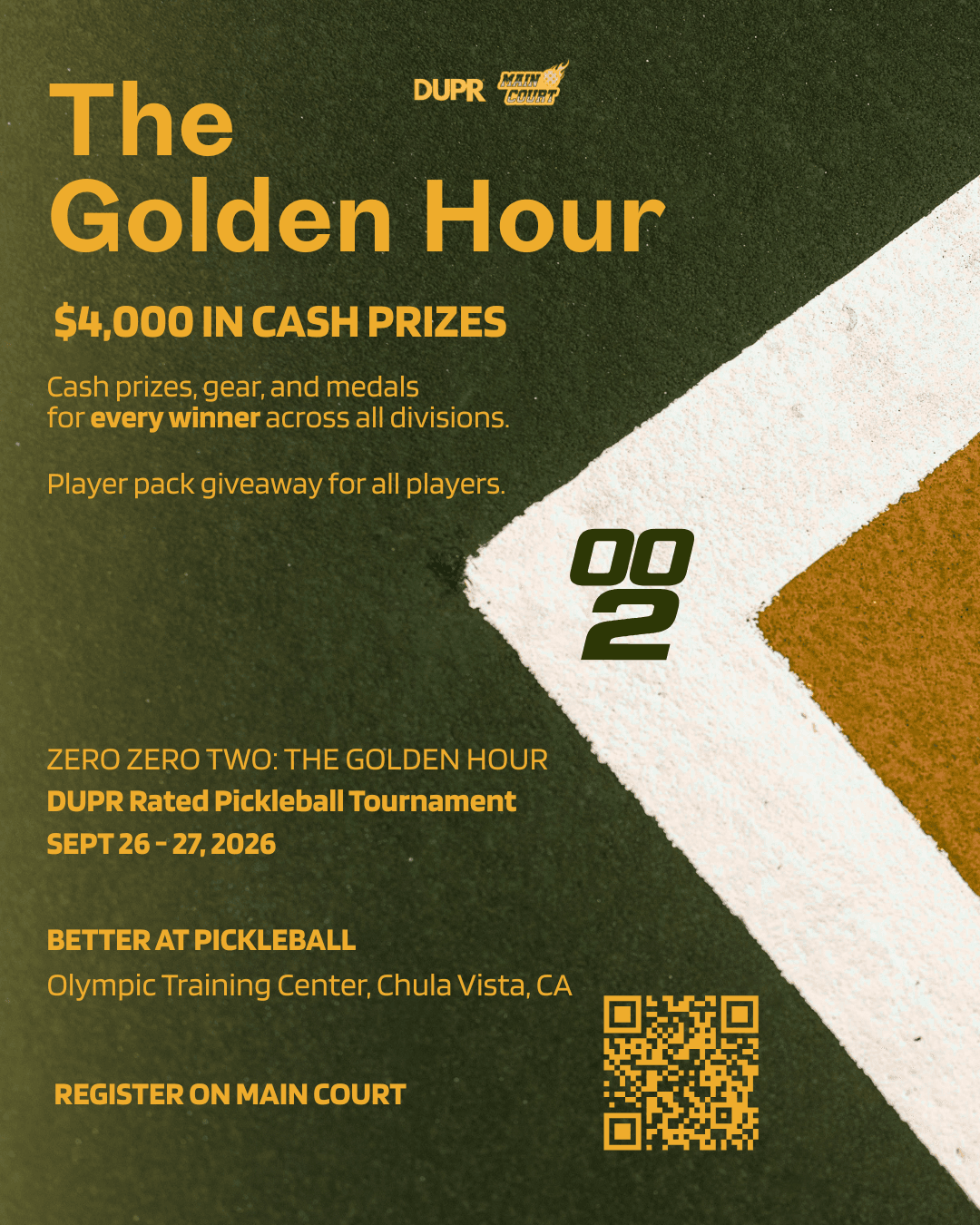 002 Golden Hour tournament poster